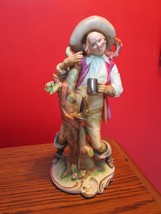 CAPODIMONTE ITALY FIGURINES MUSKETEER, GENTLEMAN, DRUNK MONK PICK ONE - £85.41 GBP