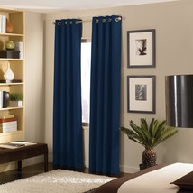 Navy Cameron Grommet Curtain Panel, 50 By 95, From Curtainworks. - £25.49 GBP