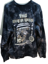 TMG Tiny Meat Gang Live Space 2021 Tie Dye Black Blue Pullover Sweatshir... - $23.26