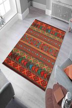 LaModaHome Area Rug Non-Slip - Colourful Geometric Soft Machine Washable... - £24.33 GBP+