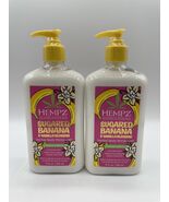 2 Hempz Sugared Banana &amp; Vanilla Blossom Herbal Body Moisturizer 17 oz B... - $60.00