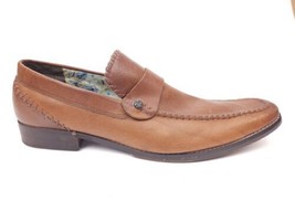 Lounge By Mark Nason Brown Leather Slip On Loafers 72006 Shoes Men&#39;s Siz... - £39.38 GBP