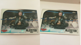 2020 Topps Chrome WWE Aleister Black Base &amp; Refractor Trading Cards - $49.73 MXN