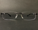 Technolite Eyeglasses Frames TFD 3004 GM Brown Rectangular Rimless 50-18... - $32.43