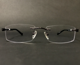 Technolite Eyeglasses Frames TFD 3004 GM Brown Rectangular Rimless 50-18-135 - £25.84 GBP