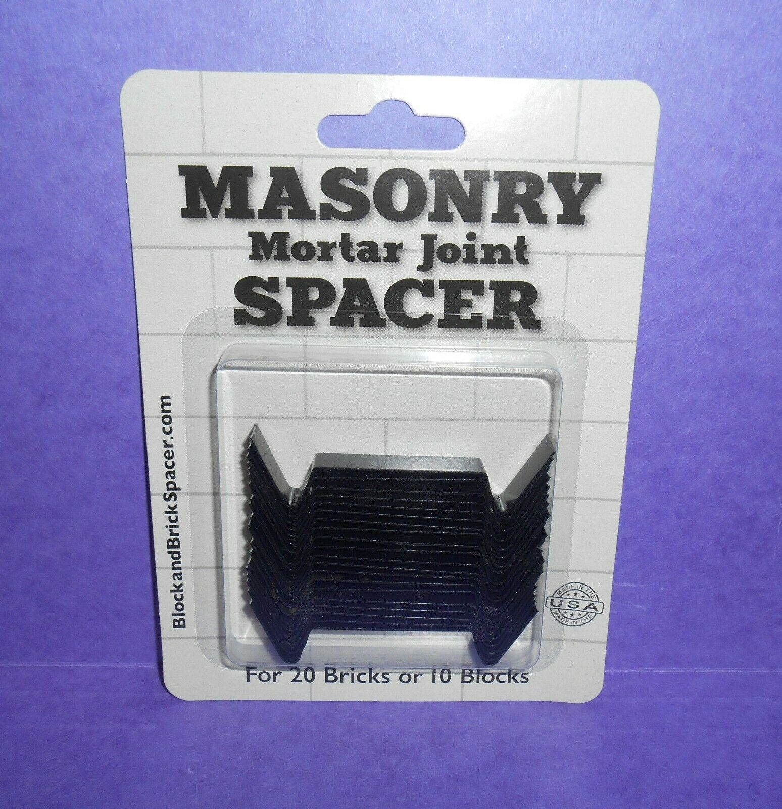 200 MASONRY MORTAR JOINT SPACERS for DIY Brick Mailbox - £31.27 GBP