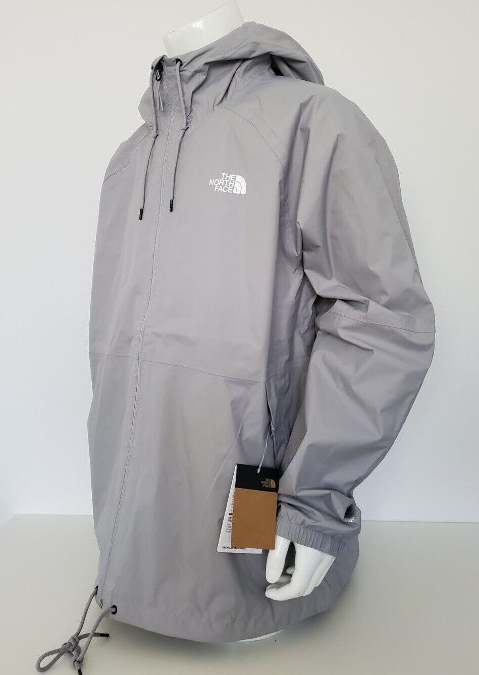 THE NORTH FACE MEN&#39;S ANTORA DRYVENT RAIN HOODIE JACKET Meld Grey size 3XL - $77.97