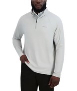 Ben Sherman Mens Sweater Gray Grey Quarter Zip UPF 50+ Stretch Long Sleeves - $750.11 MXN