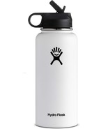Wide Mouth, 32-Ounce, Vacuum Insulated Stainless Steel Water, By Hydro F... - £49.56 GBP