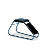 SHOE FITTING STOOL CHROME WITH BLACK PADDED SEAT - $109.95
