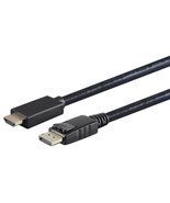 DisplayPort DP 1.1 to HDTV HDMI M/M Cable adapter monitor 72&quot; MONOPRICE ... - £21.50 GBP