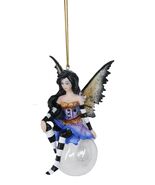 Lissette Oriental Fae Bubble Rider Fairy Ornament Amy Brown Holiday Coll... - $605.25 MXN