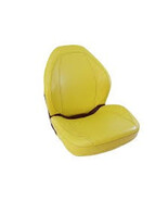 High Back Universal Tractor Seat – Yellow, Waterproof PVC, Multiple Mounting Hol - $185.00