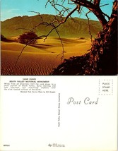 California Death Valley National Monument Sand Dunes Blue Skies Vintage Postcard - £7.51 GBP