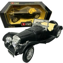 1937 JAGUAR SS 100 - Bburago Diamonds Italy 1:18 Diecast Black Ltd. Ed V... - $1,488.94 MXN