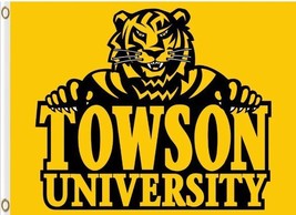 Towson Tigers Sports Team Flag 3x5ft - £13.89 GBP