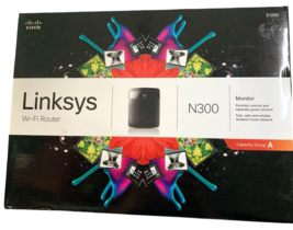 Linksys Wi-Fi Router N300 Model No. E1200-NP New Boxed - $17.15