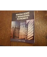 Making Sense of Managerial Economics by John Herzog PB 2021 - $98.99