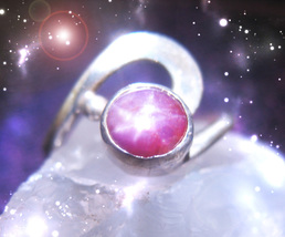 Haunted Ruby Star Sapphire Wizard Ring 7 Wizards Wands Magick Mystical Treasure - £241.32 GBP