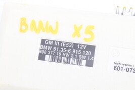 01-03 BMW X5 E53 GM III BODY CONTROL MODULE E6464 image 11
