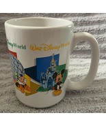 Vintage Walt Disney Resorts “Four Parks - One World” Ceramic Coffee Mug ... - £11.14 GBP