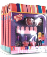 4 Packs Gossip Girlz Chit Chat B 2 Flower Lip Gloss Pot 3 Nail Polish &amp; ... - €13,88 EUR