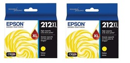 Epson 212XL Yellow Ink Cartridge T212XL420-S Exp 2026 Pack of 2 - £31.54 GBP