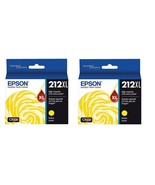 Epson 212XL Yellow Ink Cartridge T212XL420-S Pack of 2 - $39.59