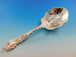 Imperial Chrysanthemum by Gorham Sterling Silver Ice Spoon 8 5/8" Pierced Server - £630.01 GBP