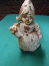 Great Collectible ANTIQUE 1930&quot;s Primitive Cast Iron COIN Bank..DUTCH GIRL - £46.28 GBP