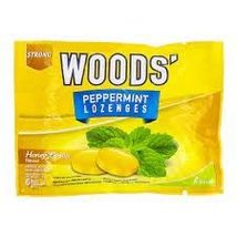Woods Peppermint Lozenges Strong - Honey Lemon, 4 Sachets (@ 6 Lozenges) - $18.49
