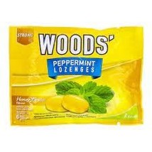 Woods Peppermint Lozenges Strong - Honey Lemon, 4 Sachets (@ 6 Lozenges) - $18.49