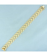 Italian Designer Fancy Link Bracelet in 14k Yellow Gold  - $2,477.56 CAD