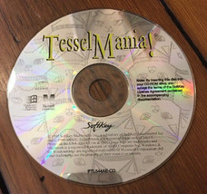 Vtg 1995 Tessel Mania Art Design Softkey Software Disc CD Windows Mac Macintosh - £11.14 GBP