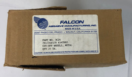 25 Pack Falcon Part No. 3C24 Metal Cut-Off Wheel T1 7&quot;x1&quot; 16x8 A54T8B2 - £62.94 GBP