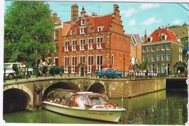 Holland Netherlands Postcard Amsterdam House On The Three Canals - £3.88 GBP