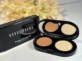 Bobbi Brown Creamy Concealer Kit - Natural Tan - Cream Pressed Powder NIB FreeSh - £17.87 GBP