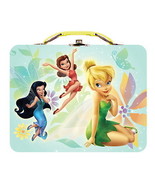 Walt Disney&#39;s Tinkerbell Large Carry All Tin Tote Lunchbox Style A NEW U... - £11.32 GBP