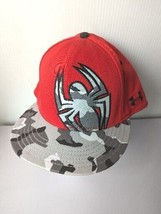Under Armour Spider-Man Fitted Hat Marvel Comics Size L/XL Alter Ego Cam... - $29.88