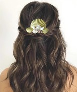 Seashell hair comb, beach wedding comb, hair accessories, wedding access... - $17.83 CAD