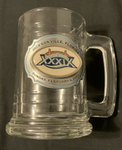 2005 Super Bowl Sunday Glass Mug Jacksonville Florida - £15.61 GBP