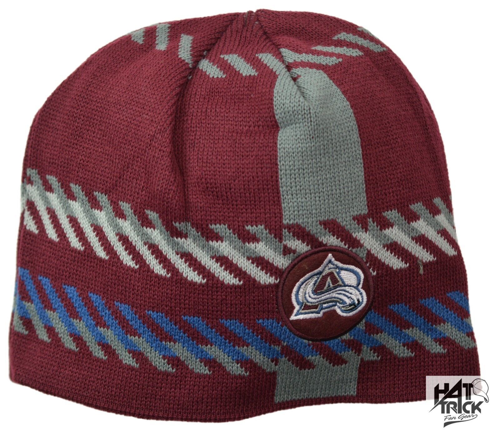 OTH Colorado Avalanche NHL Old Time Hockey Team Knit Beanie Un-cuffed Winter Hat