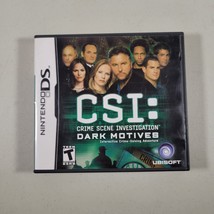 CSI Crime Scene Investigation Dark Motives Nintendo DS 2007 Ubisoft - $6.95