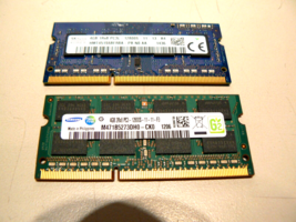 Samsung + SK Hynix 8Gb Kit (2x4gb) DDR3 PC3L-12800S Laptop RAM Fully Tested - £10.21 GBP
