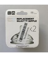 Como Tomo - Fast Flow Silicone Replacement Nipples 3 Hole 6+ Months 2-pc - $9.31
