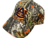 AUBURN UNIVERSITY TIGERS LOGO MOSSY OAK CAMO HAT CAP ADJUSTABLE CURVED B... - $16.10