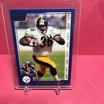 2000 Topps Jerome Bettis #239 Pittsburgh Steelers With Penny Sleeve &amp; Top Loader - £1.99 GBP