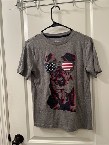 City Streets Boys Short Sleeve T-Shirt Graphic Size L 14/16 Gray - £18.26 GBP