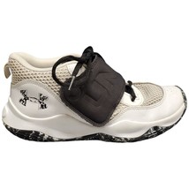 Under Armour Zone BB 2 GS Athletic Shoes Youth 6 Black White Leather 302... - $27.69