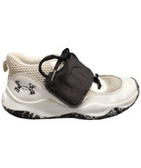 Under Armour Zone BB 2 GS Athletic Shoes Youth 6 Black White Leather 302... - $27.69